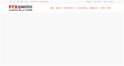 Desktop Screenshot of foxdomotics.com
